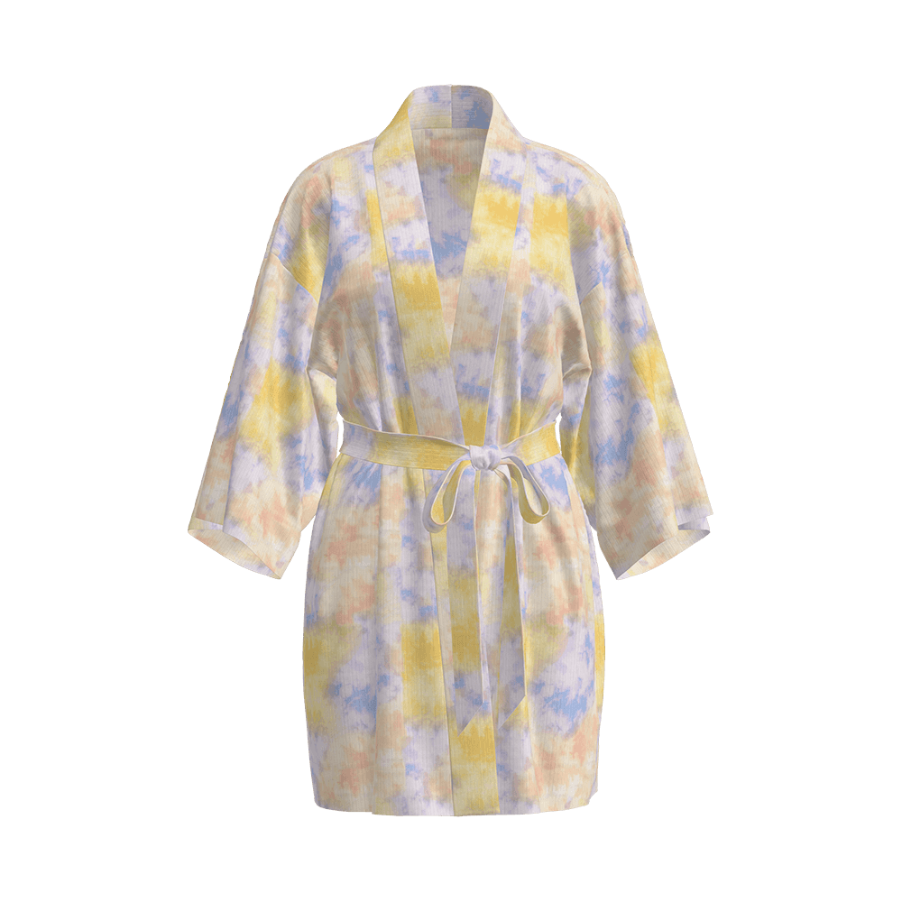 T/Banboo Rayon/S Pigment Print Drop-neula RIB